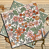 12 Sheets Flower Scrapbook Paper Pads PW-WG88985-01-4