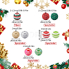 Round Resin Rhinestone & Acrylic Beads DIY-SC0026-80A-2