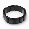 Natural Golden Sheen Obsidian Beads Stretch Bracelets BJEW-I265-D-2