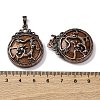 Synthetic Goldstone Pendants G-A241-02R-18-3