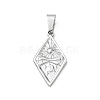304 Stainless Steel Pendants SA-CBA34D4-07P-1