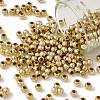 Plating Plastic Acrylic Round Beads PACR-L003-3mm-LG-1