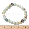 Natural Amazonite Bead Stretch Bracelets BJEW-K212-B-007-8