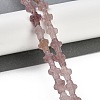 Natural Strawberry Quartz Beads Strands G-I369-A15-01-2