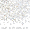 300Pcs 2 Styles 2-Hole Baking Paint Glass Seed Beads SEED-ME0001-08B-1