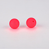 Round Silicone Focal Beads SI-JX0046A-03-2