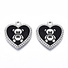 Eco-Friendly Alloy Enamel Pendants ENAM-Q437-042P-01-NR-1
