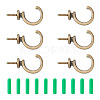 16Pcs 2 Style Zinc Alloy Hook Hanger FIND-SW0001-04AB-1