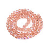 Electroplate Glass Beads Strands EGLA-A044-T6mm-L21-3