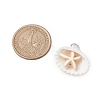 Summer Beach Natural Shell Pendants PALLOY-JF02649-01-2