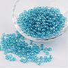 Round Glass Seed Beads X-SEED-A006-4mm-103B-1