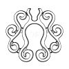 Stainless Steel Flower Clip On Nipple Rings WG76523-05-1