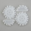 Gear Straw Topper Silicone Molds Decoration X-DIY-J003-15-2
