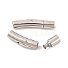 Tarnish Resistant 304 Stainless Steel Bayonet Clasps X-STAS-I013-4mm-1