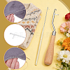 24Pcs Wood Knitting Needles TOOL-WA0001-05-3