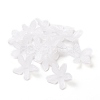 5-Petal Transparent Acrylic Bead Caps OACR-A017-15-4