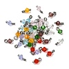 40Pcs 8 Colors K9 Glass Imitation Austrian Crystal Bead Pendants PALLOY-JF04101-02-1