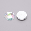 Acrylic Faceted Cabochons LS-OACR-WH0025-11A-1