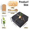 8Pcs Square Folding Kraft Paper Mailer Boxes CON-CP0001-018B-2