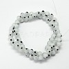 Handmade Evil Eye Lampwork Round Bead Strands LAMP-L055-8mm-13-2
