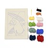 Parrot Punch Embroidery Supplies Kit DIY-H155-07-2