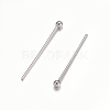 Tarnish Resistant 304 Stainless Steel Ball Head Pins STAS-O105-04-0.6x18mm-2