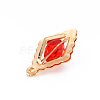 Rack Plating Eco-Friendly Iron Pendants IFIN-Q133-041-NR-3