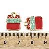 Christmas Themes Alloy Enamel Pendants ENAM-Z023-01G-04-3