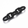 Spray Painted CCB Plastic Linking Rings CCB-R104-15-01-3