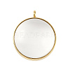 Ion Plating(IP) 304 Stainless Stee Locket Pendants STAS-S132-15G-01-1