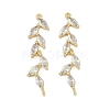 Brass Rhinestone Pendants KK-S395-04G-1