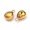 Faceted Glass Rhinestone Pendants GLAA-I051-A17-3