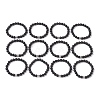 12Pcs 12 Styles 8mm Round Natural Lava Rock Constellation Beaded Bracelet Sets BJEW-JB10870-1