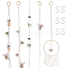 5Pcs 5 Styles Cotton Macrame Plant Hangers AJEW-GA0007-83-1