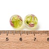 Luminous Handmade Glod Sand Lampwork Beads Strands LAMP-B028-03M-10mm-7