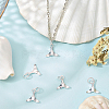 5Pcs 925 Sterling Silver Pendants STER-BBC0001-22-5