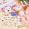   240 Sets 6 Style Plastic Craft Doll Eyes DOLL-PH0001-21-5