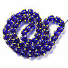 Transparent Handmade Bumpy Lampwork Beads Strands LAMP-T007-18-B08-2