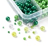 DIY 10 Grids ABS Plastic & Glass Seed Beads Jewelry Making Finding Beads Kits DIY-G119-01G-2