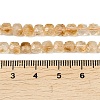 Heated Natural Citrine Beads Strands G-B175-C06-4x4mm-5