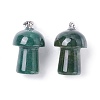 Natural Indian Agate Pendants G-M380-B04-P-2