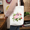 DIY Canvas Tote Bag Ribbon Embroidery Kit PW23032228541-1