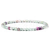 4mm Round Natural Fluorite Beads Bracelet for Men KG3069-29-1