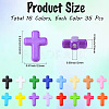 560Pcs 16 Colors Opaque Acrylic Beads SACR-PA0001-01-2