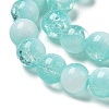 Crackle Glass Beads Strands GLAA-U001-8mm-02-2