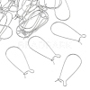 SHEGRACE Brass Kidney Ear Wire XGR0004P-43P-1