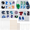Ocean Theme DIY Silicone Molds Kits DIY-OC0002-93-1