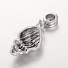 Mixed Ocean Theme Tibetan Style Alloy Large Hole European Dangle Charms PALLOY-JF00046-3