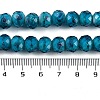 Handmade Gold Sand Lampwork Beads Strands LAMP-R141-10mm-26-4