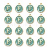 Golden Plated Alloy Enamel Charms ENAM-S118-05F-2